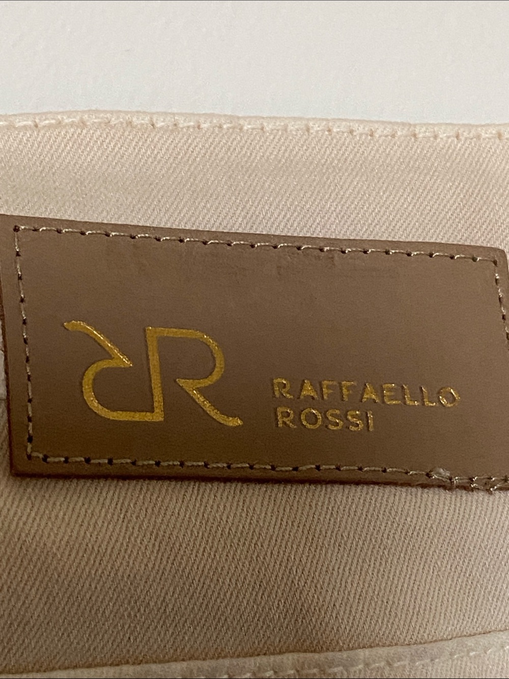 RAFFAELLO ROSSI Light beige High-Waist Jeans - Picture 3 of 11